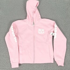 Disney Hoodie Kids 9-10 Pink Walt Disney World Full Zip Mickey Mouse Fleece